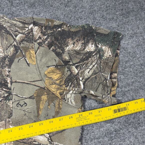 Carhartt Shirt Mens 2XL Camo Short Sleeve Pocket Force Original Fit Realtree - Picture 5 of 6